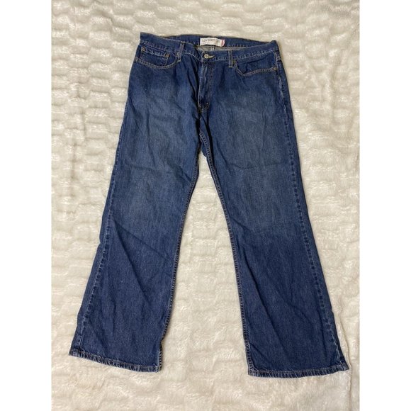 LEVIS 527 Low Boot Cut 38 X 30 (36x30 msrd) JEANS Mens - Picture 5 of 12